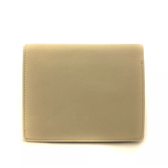 BURBERRY Leather Bifold Wallet Ivory - Picture 4 of 8